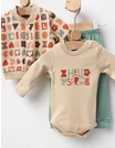 Costumas 3 piese, Hello Spring, bej-verde picture - 4
