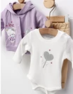 Costumas 3 piese, Loving Bear, mov-crem picture - 3