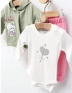Costumas 3 piese, Loving Bear, verde-roz picture - 3