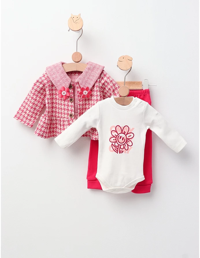 Costumas 3 piese, Melissa, model ciclam picture - 5