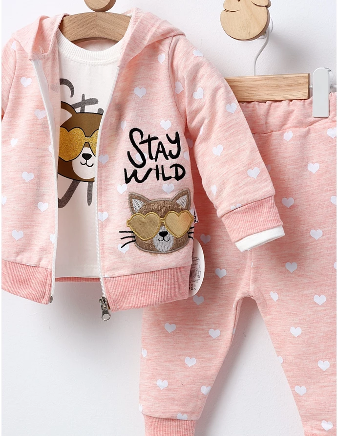 Costumas 3 piese, Stay wild, corai picture - 2