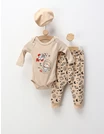 Costumas 3 piese Ursul Astronaut, crem picture - 1