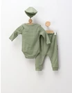 Costumas 3 piese Ursul Astronaut, verde picture - 4