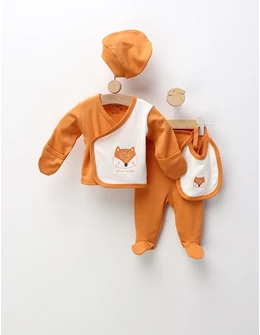 Costumas 4 piese Forest Ranger, portocaliu