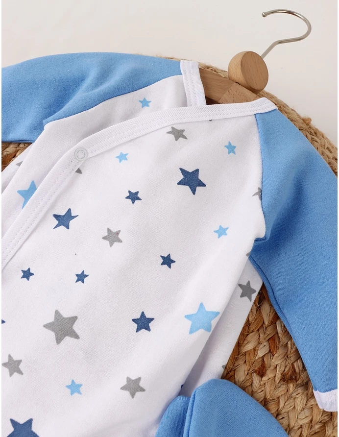 Costumas 4 piese, Stelute cu albastru picture - 4