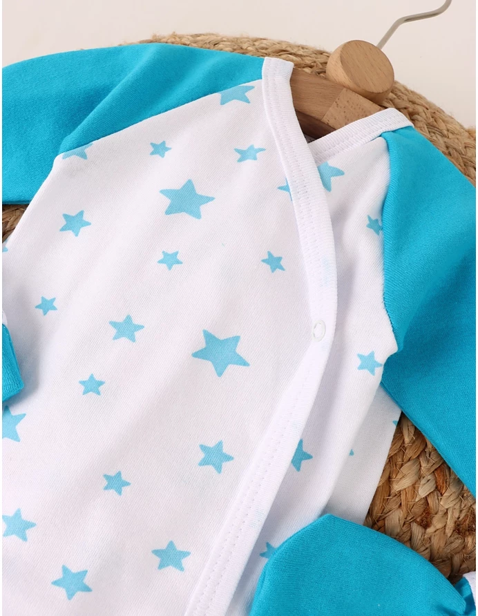 Costumas 4 piese, Stelute cu turcoaz picture - 4