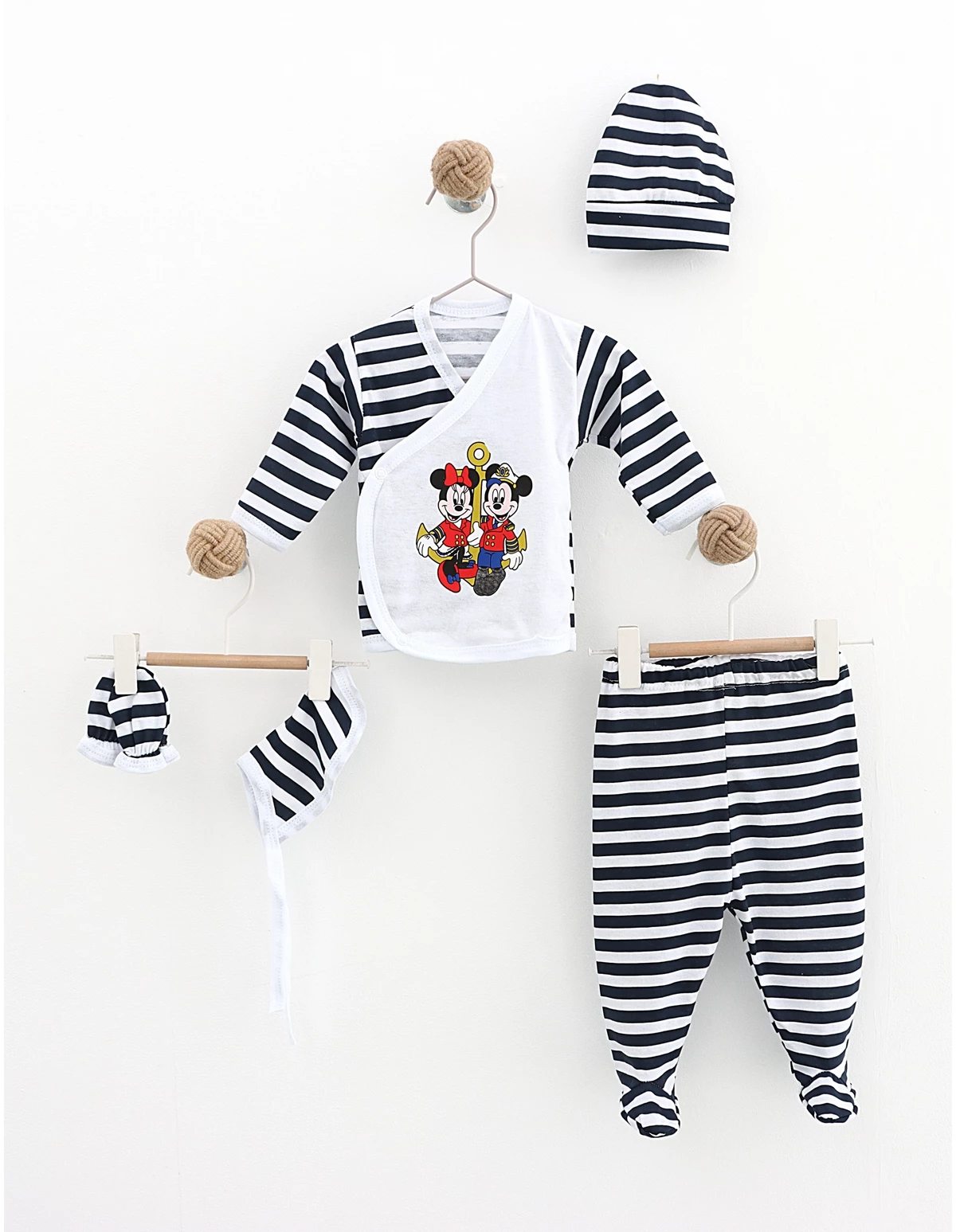Costumas 5 piese MIckey&Minnie bleumarin