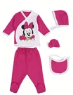 Costumas 5 piese MINNIE ciclam baby 1