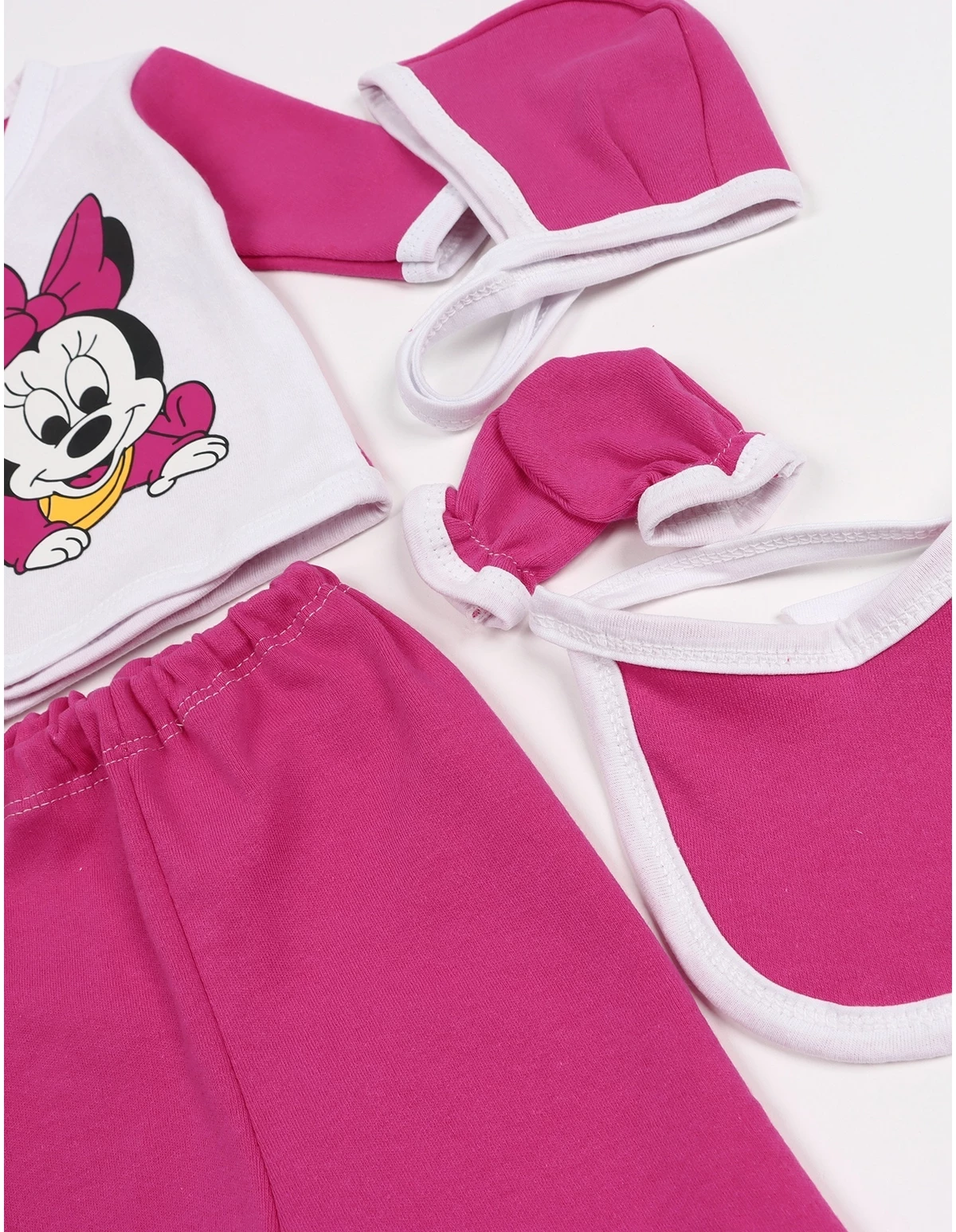 Costumas 5 piese MINNIE ciclam baby
