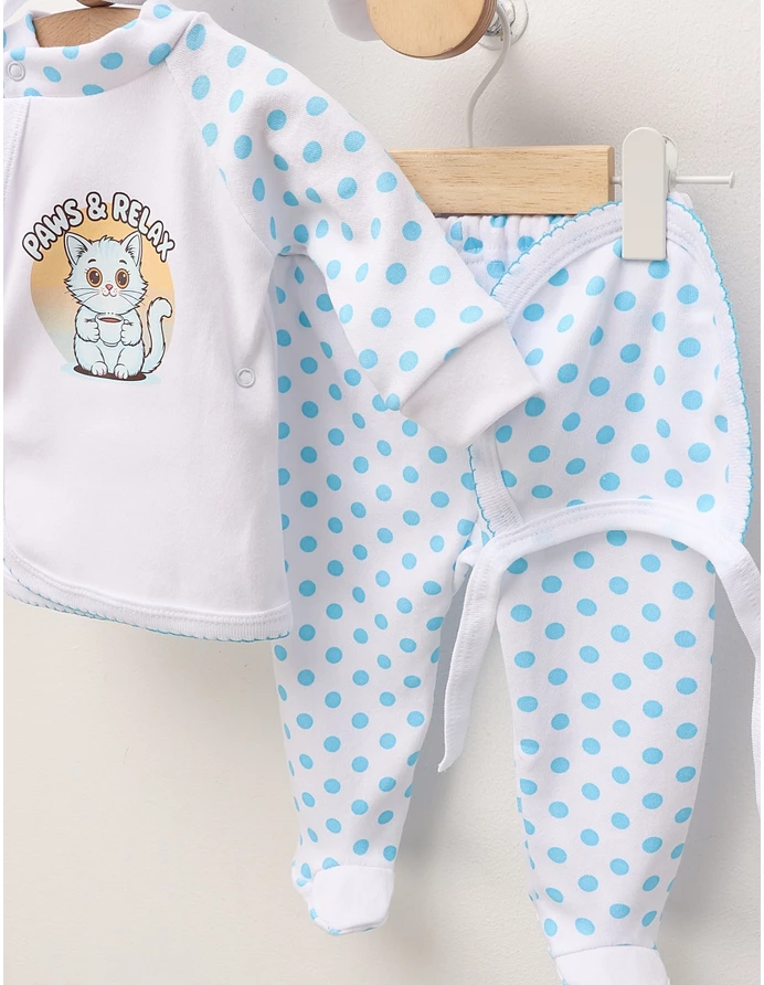 Costumas 5 piese Paws & Relax blue picture - 3