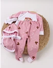 Costumas 5 piese Paws & Relax roz stele picture - 5