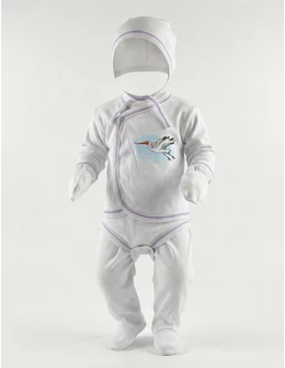 Costumas 6 piese barza-bebe mov