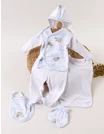 Costumas 6 piese Bear Family, albastru picture - 1