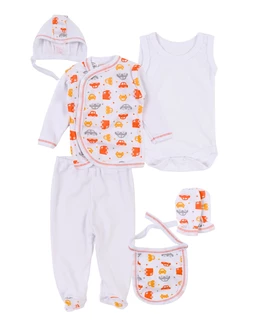 Costumas 6 piese Cars, portocaliu