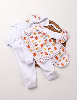 Costumas 6 piese Cars, portocaliu