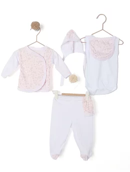 Costumas 6 piese DREAM CATCHER model roz 56 (0-1 luni)