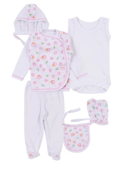 Costumas 6 piese Norisori roz