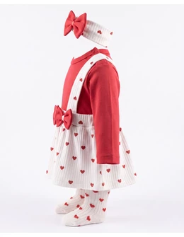 Costumas All My Hearts, alb-rosu