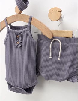 Costumas de vara, 3 piese, For Girls, gri