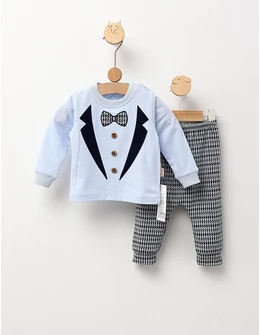 Costumas Design cu Papion, blue