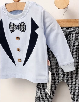 Costumas Design cu Papion, blue