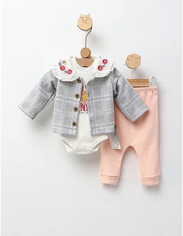 Costumas Good Vibes Only, cu gri