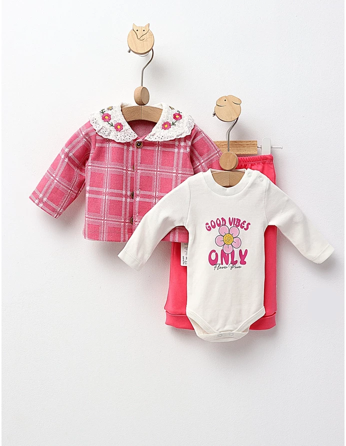 Costumas Good Vibes Only, cu roz picture - 5