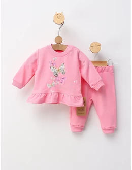 Costumas Hello Beautiful, cu roz