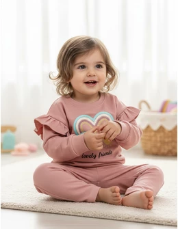 Costumas Lovely Friends, roz-prafuit