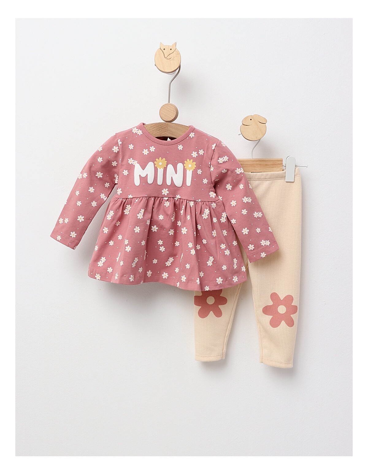 Costumas Mini Musetel roz-pudra