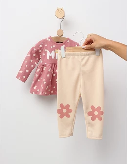 Costumas Mini Musetel roz-pudra