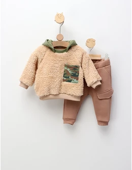 Costumas vatuit+cocolino, cu bej