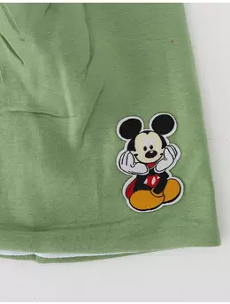 Fes dublat Mickey Mouse verde deschis 2