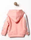 Hanorac cu gluga MEOW model coral 3