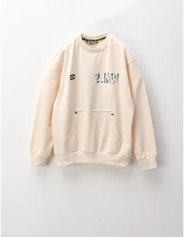 Hanorac Get New Fashion, crem