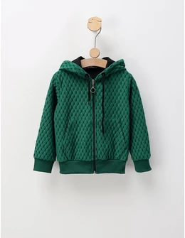 Hanorac Winter Warm Fashion, verde