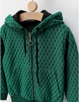 Hanorac Winter Warm Fashion, verde