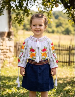 IE TRADITIONALA cu broderie Silviana