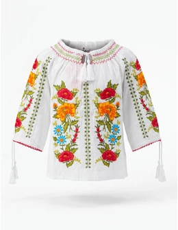 IE TRADITIONALA cu broderie Silviana
