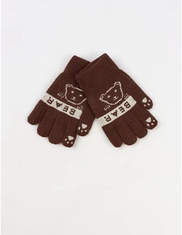 Manusi copii Bear maro