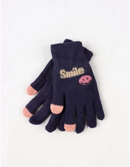 Manusi copii Smilei face mov inchis