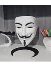 Masca Anonymous (hacker group) Halloween, material rezistent, gros, PLA picture - 2