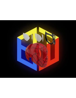 Masca Spider-Man Textura realista, Adult, 4 Elemente