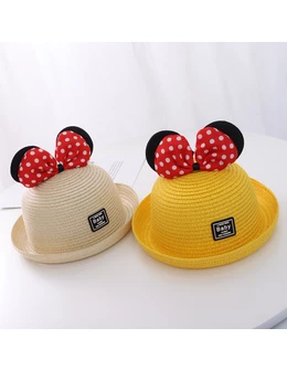 Palarie Minnie Mouse ecru 2