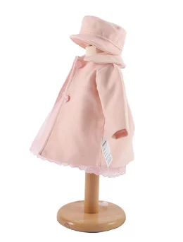 Palton cu rochita ELY model roz pal 2