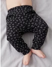 Pantaloni bebe, cu ancore, model bleumarin picture - 1
