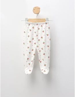Pantaloni cu botosei Ace Trase, Ciresele, alb-rosu