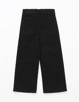 Pantaloni de blug, cu sclipici, negru