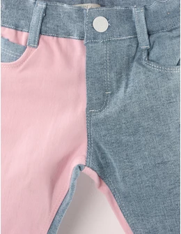 Pantaloni de blug LiliT roz-albastru 2