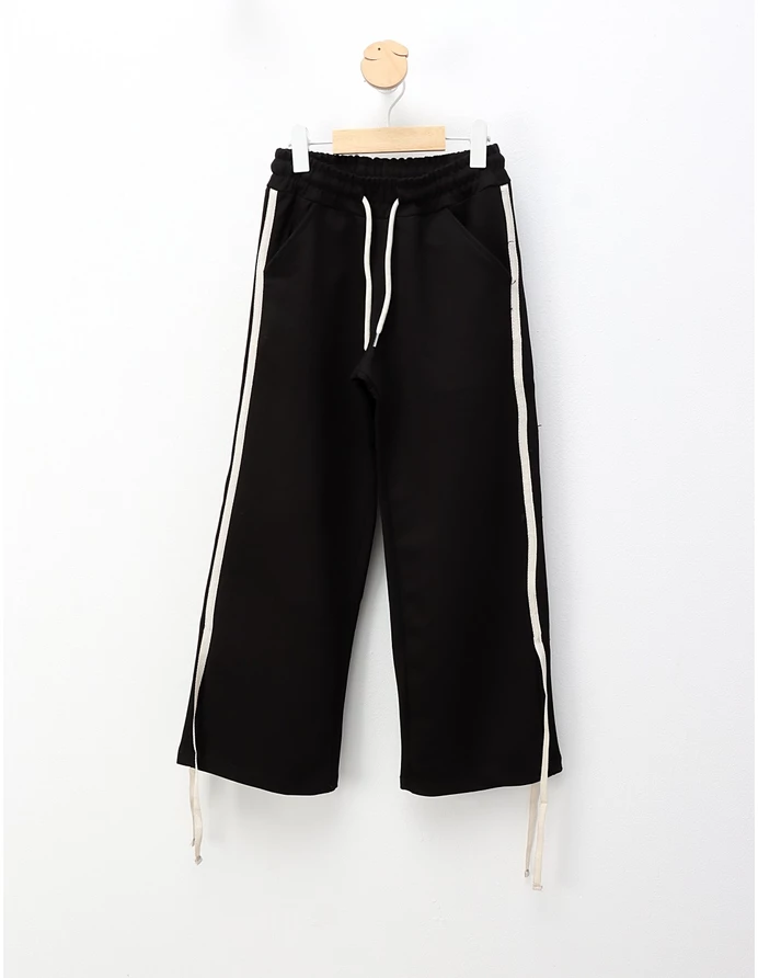 Pantaloni de trening Girl Design, negru picture - 3